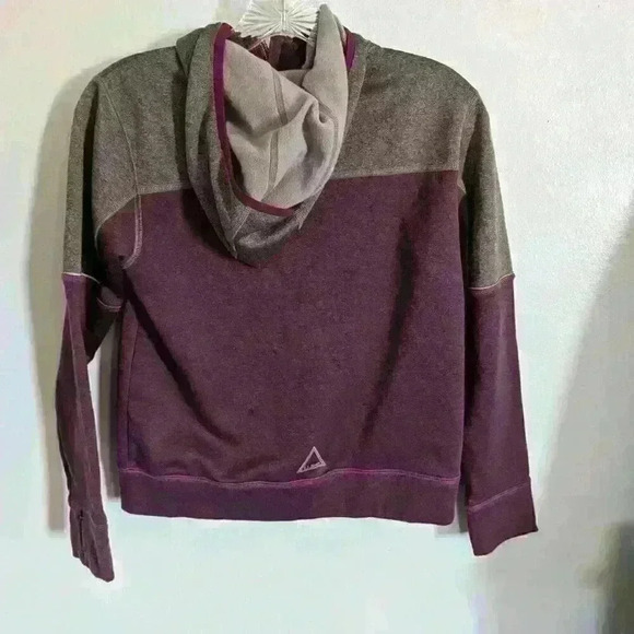 L L. Bean purple and grey zip up hoodie size S - Picture 2 of 4